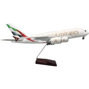 1:160 Scale A380 Model for Collection, Static Display Plane Model with Resin Stand,Suitable for Business Gifts, 18.11*20.07*7.48