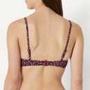 Amazon Essentials Womens Light-Support Classic Bikini Swimsuit Top (XX-Large, Brick Red Leopard)