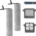 Only for Floor One S7 Pro Order After 2024 Aug Replacement Roller Brushes & Filters Compatible with Tineco Floor One S7 Pro Cordless Vacuum Cleaner, 2 Brush Rollers 2 HEPA Filters