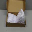 Wokceer White Backdrop Curtain for Wedding Parties 10x8FT Wedding Curtains Backdrop Drapes Polyester for Photoshoot Baby Shower Birthday Party Curtains Photography Background 2 Panels 5x8FT