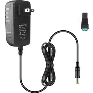 9V 3A Power Supply Adapter, Yetaida 27W Universal Power Adapter AC 100-240V to DC 9V Switching Power Supply Transformer with 5.5 x 2.1mm Center Wall US Plug for LED Strip Light