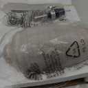 24 inch Vintage Ceramic Table Lamp - Single Farmhouse Rustic Bedside Lamp with Natural Textured Finish, Nightstand Lamps for Living Room, Bedroom, End Table