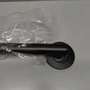 Delta Contemporary (1-Pack) 18' Shower Grab Bar ADA Compliant Matte Black 450 lb Capacity Bathroom Safety Handle for Shower, Bathtub | Wall Mounted Balance Assist, Handicap Grip 41818-BL