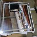 Makeup Desk 30.7X27.9X5.3 With Mirror 25"x27"