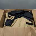 10L0L 2/4 Passenger Golf Cart Driving Enclosure for EZGO TXT/RXV Model, 4-Sided Clear Window 600D Rain Cover All Weather Windproof Waterproof - Black/Beige (Khaki)