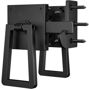 Heavy Duty Double Side Gate Latches for Wooden Fence,Aluminum Self Locking Gate Latch for Outdoor Fence, Wooden Gates, Pool Gate, Backyard, Garden,Farm