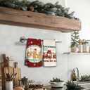 Gingerbread Kitchen Towels Set of 2, Christmas Decors for Home,Christmas Dish Towels for Kitchen Hand Towels for Bathroom,Gifts for Women,Housewarming Gifts 1624 Inches