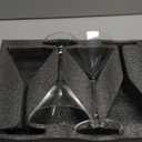 Handblown Crystal Martini Glasses Set of 2-9.5 oz Coupe Glass Set with Stem - Elegant Cocktail Glasses for Bar, Margarita, Cosmopolitan, Manhattan, Gimlet - Unique Gift for Mothers Day