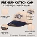 Classic Novelty Baseball Cap, Funny Design, Adjustable Fit, Casual Style (Blue)