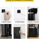 Retractable Baby Gate for Stairs 33 Height, Expands up to 55 Width Safety Gate for Infants, Toddlers, Dogs & Pets Easy Install, Secure Closure, Black Mesh Design for Indoor & Outdoor Use