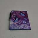 Compatible with iPad 9.7 inch Case/iPad Air Case/iPad Air 2 Case, Funut Case for iPad 6th Generation 2018/iPad 5th Generation 2017, Premium Leather Smart Stand Wallet Protective Cover,Purple Butterfly