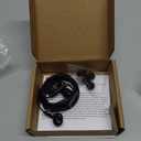 Amazon Basics Wired Earbuds with Microphone, in-Ear Headphones, USB-C, 4.2 ft Cable, S/M/L Ear Tips, Black