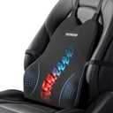 Lumbar Support Pillow for Car Truck Accessories Gifts for Mom Dad Memory Foam Back Support for Driving Seat Lower Back Cushion, Lumbar Comfort for Long Drivers Back Pain Relief, with Adjustable Straps