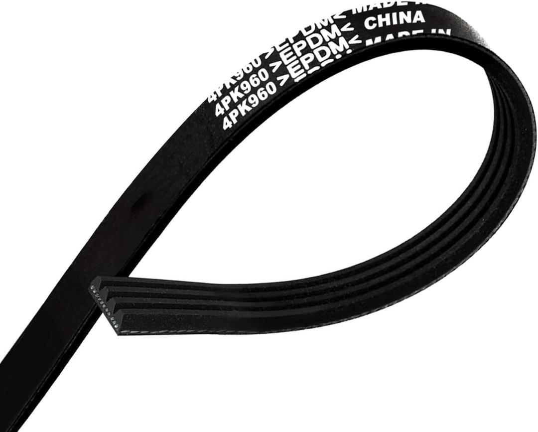 Air Conditioner Belt 12576447 4PK960 Fit for GMC Chevy Cadillac Hummer H2 V8 4.2L 4.8L 5.3L 6.2L 6.6L AC Belt