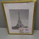 upsimples 12x16 Picture Frame, Display Pictures 8.5x11 with Mat or 12x16 Without Mat, Wall Hanging Photo Frame, Gold, 1 Pack