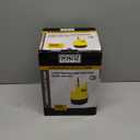 Submersible Sump Pump 1/4 HP 1500GPH Utility Pump Thermoplastic Electric Portable Transfer Water Pump with 10-Foot Cord for Pool Tub Garden Pond Draining Tankless Heater Flushing