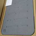 Dorai Home Bath Stone Mat 23.6"x15.4" (2-Pack)  Quick-Dry, Non-Slip Diatomite Stone Bath Mat, Rain Slate