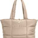 Adidas Unisex Quilted Tote Puffer Shoulder Bag