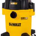 DEWALT 6 Gallon STEALTHSONIC Shop Vacuum Wet and Dry DXV06PL-QT, Ultra Quiet 4 Peak HP Wet Dry Vac for Jobsite & Workshop