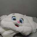 Morph Easter Bunny Costume Adult Rabbit Mascot Outfit Bunny Suit for Adults - Perfect for Easter Costumes and Events L