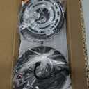 Modern Pendant Light Fixtures for Kitchen Island,2 Pack Black and Gold Pendant Light with LED Bulb,Minimalist Ceiling Hanging Light for Dining Room Bedroom Cafe Bar 5W 4000k