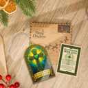 2 x Irish Ornament - St Patricks Day Gifts - Irish Gifts with Card and Envelope  St Patricks Day Gift for Kids and Adults, Classroom and Coworker Exchange, Fun Leprechaun Card (Pt3r)