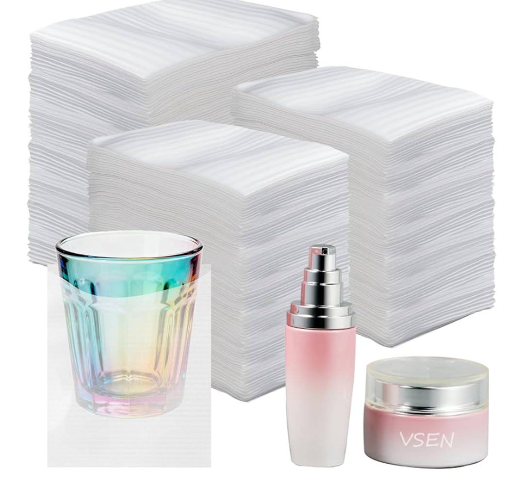 300 Pack Small Foam Pouches for Packing, 4x6 Inch Cushion Foam Pouch for Shipping, Moving and Storage, Dish Packing Supplies Protecting Small Electronics, Glass Cups, Dishes and Other Small Items