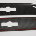 Anti-Slip No Drilling Aluminum Brake and Gas Accelerator Pedal Pad Cover For 2009-2023 Dodge Challenger Charger Chrysler 300 Foot Pedal Pads Kit 2PCS (Red)