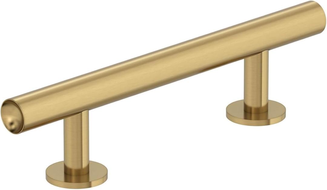Amerock BP37390CZ | Champagne Bronze Cabinet Pull | 3 in (76 mm) Center-to-Center Cabinet Handle | Radius | Drawer Pull | Kitchen Cabinet Handle | Furniture Hardware