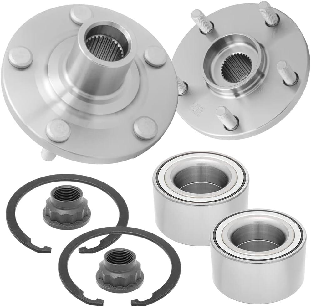 [2-Pack] BR930568K - Front Wheel Hub Bearing Assembly Compatible with [Lexus] ES330, ES350, RX330, RX350, RX400H, [Toyota] Avalon, Camry, Highlander, Solara [Please See Description for Fitment]
