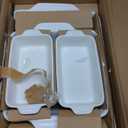 Sweejar Ceramic Bakeware Set of 4, Casserole Dishes for Oven, Rectangular Baking Dish with Handles, Lasagna Pans Deep for Cooking, Gratin, Roasting, Banquet and Daily Use (White)