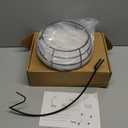 Livabber Countertop Fruit Basket Bowl with Banana Hanger, Modern Standing Fruit Vegetable Bowl Storage, with Banana Tree Holder for Kitchen Dinning Table (Round Marble, Black)