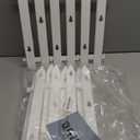 Extra Height 16 Christmas Tree Fence, 12pcs Christmas Tree Gate, White Christmas Fence Decorations for Cat, Small Dog, Suit for Christmas, Birthday, Wedding Decoration