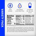 Propel Immune Support with Vitamin C + Zinc, 3 Flavor Variety Pack, 16 Fl Oz (Pack of 12) (EXP 11/16/26)