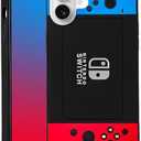 ECOLYF Compatible with iPhone 16 Case for Boys Kids Men, 3D Cool Video Game Controller Button Type Personalized Full Body Full Camera Protection Protective Cover Soft Cute, Blue