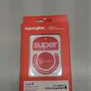 Superglide2 Glass Mouse Skates for Logitech G Pro X Superlight (Red) - Controllable Speed Surface, Polished Edge, Ultra Smooth Durable Gaming Feet (Type-C, Red)