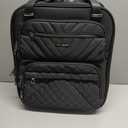 KROSER Carry On Underseat Multi-functional, 16-inch Underseater Lightweight Overnight Suitcase for Men Women, Black