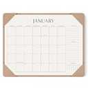 Jotsome Desk Calendar 2026 with Desktop Mat, Large Desk Pad Calendar From Now to December 2026 22x17 inch, Desk Blotter Calendar for Home Office and School, Easy Planning, Gift for the Holidays or Christmas, Apricot