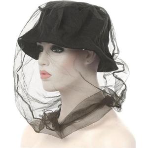 Mosquito Head Net - Fine Bug Net for Maximum Head Protection  Lightweight, Breathable Insect Shield for Camping, Hiking and Outdoor Adventures(Military Green)
