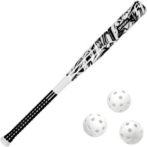 Ortiz34 Bat & Ball Set - Graffiti Plastic Bat & Ball Homerun Set- David Ortiz Backyard Baseball Set for Youth, Kids, Teenagers, Adults (Bat & Ball Set, Blue), One Size