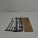 ORLESS Jewelry Display for Vendors, Earring Display Stand for Selling, Necklace Display Holder for Selling, Earring Cards Organizer for Bracelets, Rings, Jewelry Towers, Original Wood (35 Hooks) (Carbonized Black)