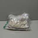 Flamingals Wide Leg Bootcut Cargo Pants for Women Casual Mid Waist Flap Pocket Seam Front Work Dress Pants Without Belt (Medium, Light Khaki)