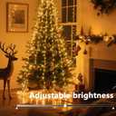 Outdoor String Lights, 6.6Ft 300LED Christmas Tree Light Warm White 5V 2A, 8 Modes Long LED Fairy Lights for Christmas Tree, Wedding, Easter, and Garden Decorations