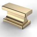 Asidrama 20 Pack Brushed Brass Kitchen Cabinet Knobs Dresser Knobs Drawer Knobs Cabinet Hardware Zinc Knobs for Dresser Drawers (Single Hole Knob)