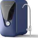 GLACIER FRESH GFU03 Reverse Osmosis System – 800 GPD, Non-Electric, 3:1 Pure-to-Drain, No Noise/No Drilling, 5-Stage Tankless Under-Sink RO Water Filter System, Reduces PFAS/PFOS, Classic Version