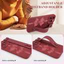 jueaes Cute Bow Case for iPhone 14 Pro with Finger Hand Wrist Strap