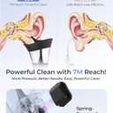 KAUGIC Manual Ear Wax Cleaner Safe, Comfortable & Easy to Use Seamless One-Hand Operation, Black