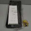 BAYKA Floating Shelves for Wall, Wall Mounted Rustic Wood Shelves for Bathroom, Bedroom, Living Room, Kitchen, Hanging Shelf for Books/Storage/Room Decor with 22lbs Capacity (Black, Set of 3, 15.7in) (A. Black - Universal Classic Style)