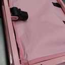 29.3" Collapsible Wagon Cart, 150L Heavy Duty Folding Utility Wagon with Wheels, 260 lbs Load, Portable Rolling Cart for Garden, Shopping, Sports, Camping, Pink
