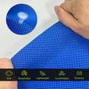 Golf Cart Seat Covers Fit for Club Car Precedent Club Car Tempo Yamaha G29 Front Seat Covers Stretchy Breathable Washable Regular Cushions Cover No Nails Required Easy to Install Black & Blue